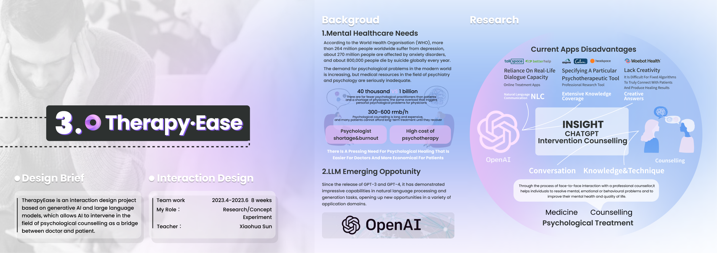 TherapyEase platform overview